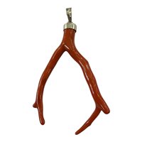 Pendant Mandile 1922 Woman Coralli in Silver Corallo 2MCIC54